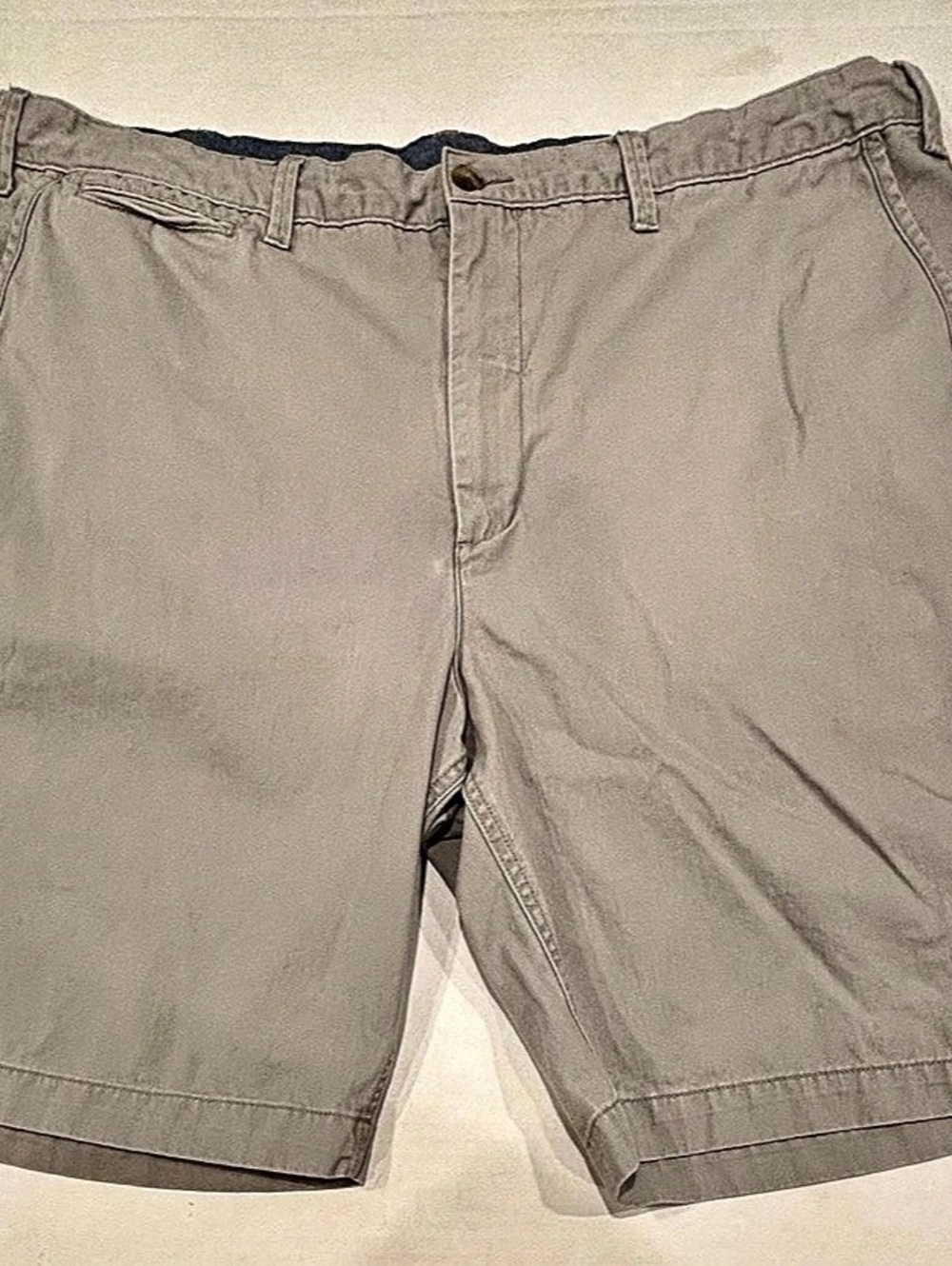 Polo Ralph Lauren Classic Fit Men's Flat Front Shorts Gray Waist 42